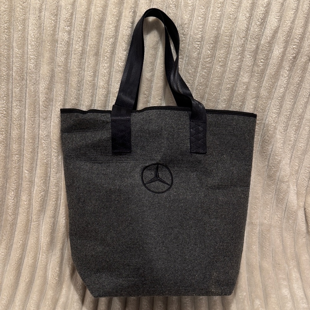 Elegant Black and Gray Tote Bag